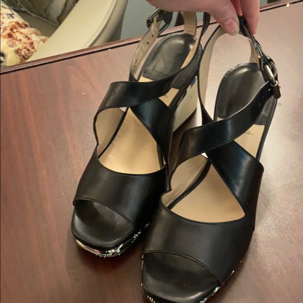 Designer with comfort. Paul Smith block heel
